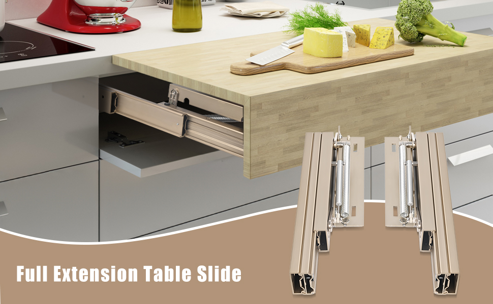 Load Capacity Cabinet Drawer Conversion Extension Table Mechanism