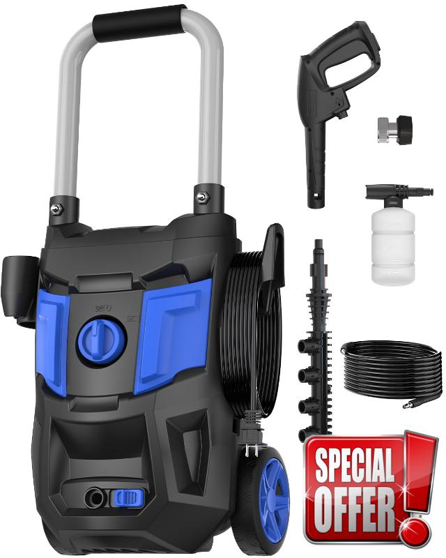 Electric Pressure Washer - 4800PSI Max 3.1GPM with 20FT Hose