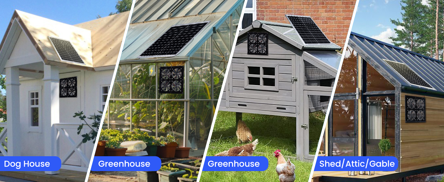 chicken coop fan solar powered