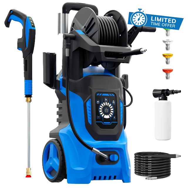 Electric Pressure Washer 4500 PSI Max 3.2 GPM