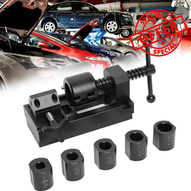 Fuel Line Fittings Installation Tool Kit 4AN 6AN 8AN 10AN 12AN Bracket Hose Oil Cooling Pipe Connect
