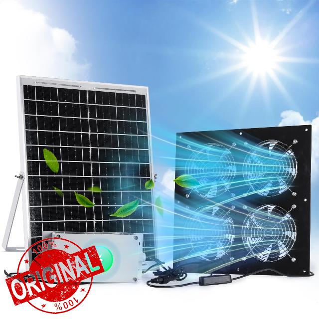 Solar Powered Fan w Battery