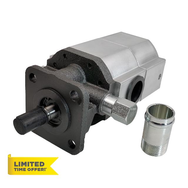 11 GPM Hydraulic Log Splitter Pump Compatible with Log Splitter 3000PSI 1/2" NPT Threads Wood Splitter Pump