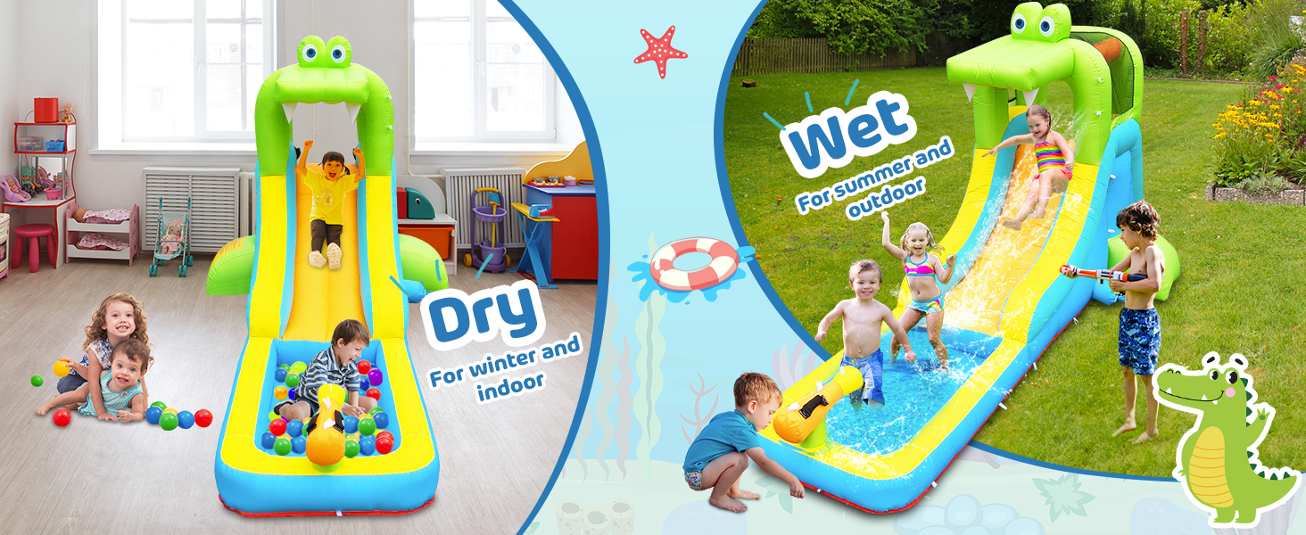 inflatable water slide
