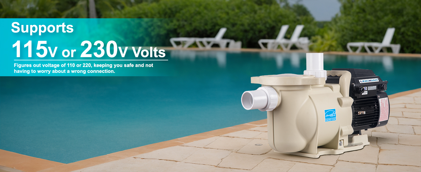 Variable Speed Pool Pump, 1 1/2 Horsepower, 115/208-230 Volt