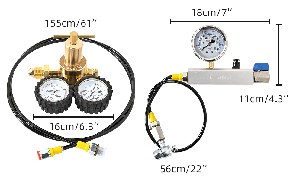 Nitrogen Shock Fill Kit