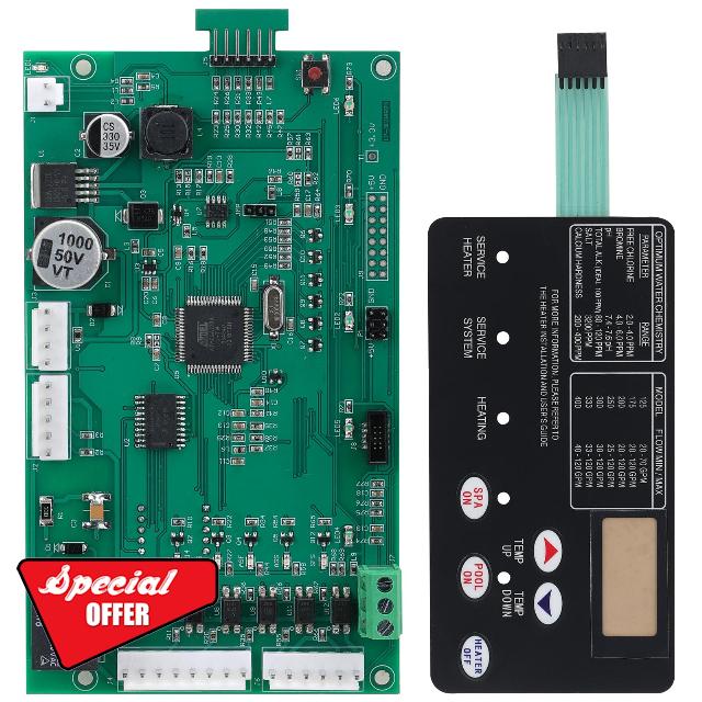 461105 Swimming Pool Heating Control Board Suitable for NA and LP Series Swimming Pool/Spa Electrical System 42002-007S Replacement Control Board Kit