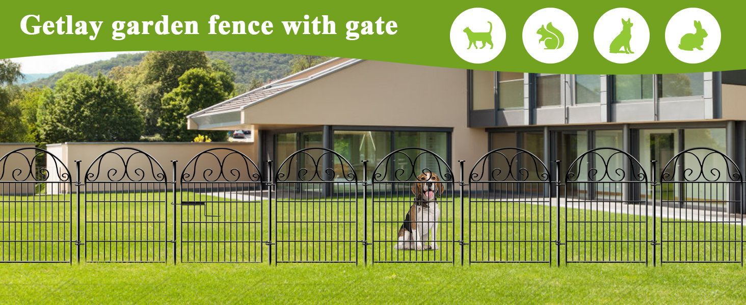 garden fences and borders for dogs