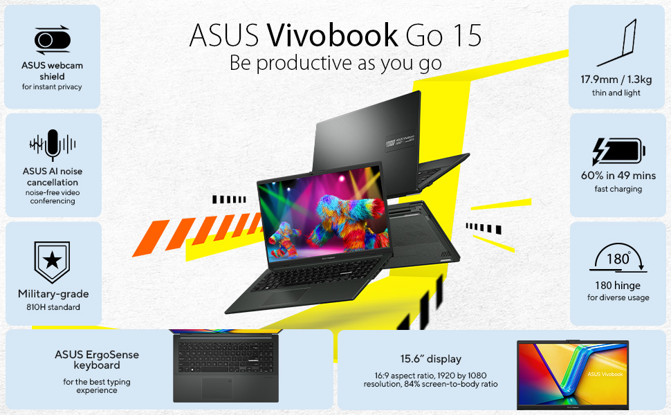 2023 ASUS Vivobook Go 15 Laptop