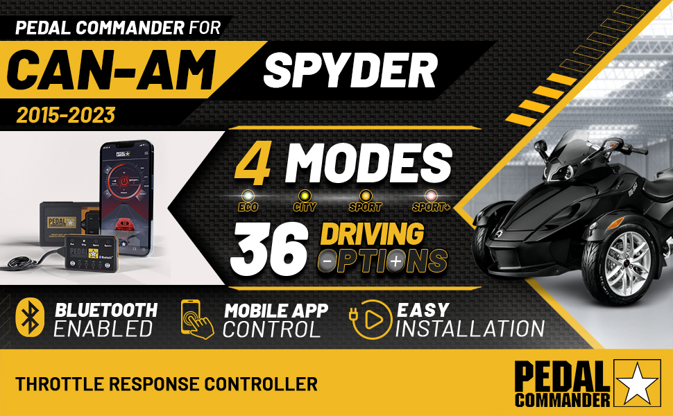 Can-Am Spyder accessories Pedal Commander throttle response controller