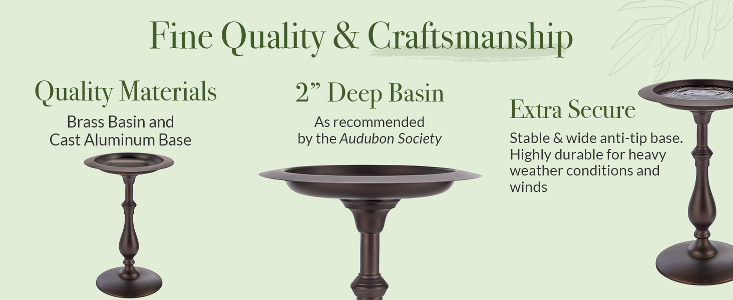 bird seed feed bird bath pedestal ground floor standing birdbath