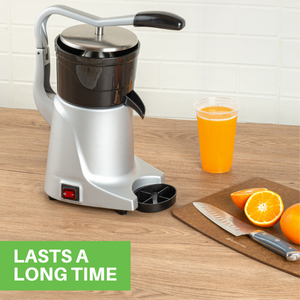 Designed to tackle heavy-duty tasks, this electric juice extractor is perfect for commercial use.