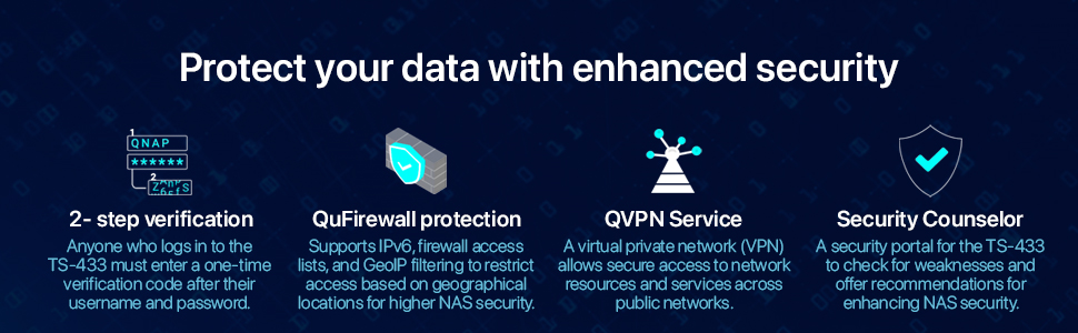 Protect your data with enhanced security