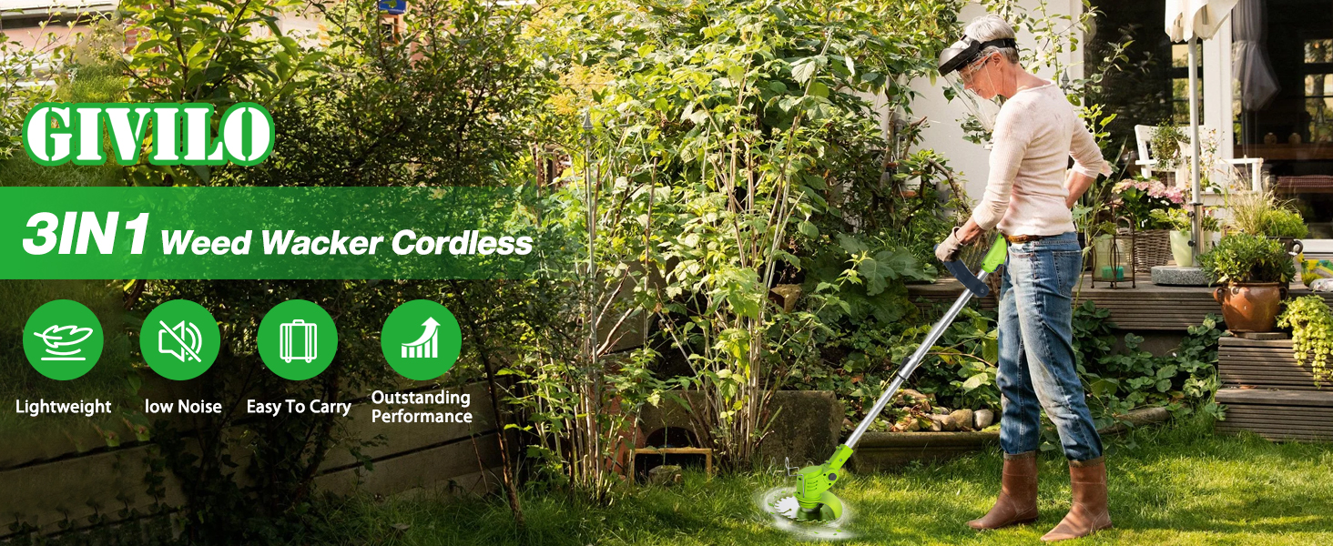 weed wacker, electric weed eater, battery operated weed eater, weed eater, battery weed eater