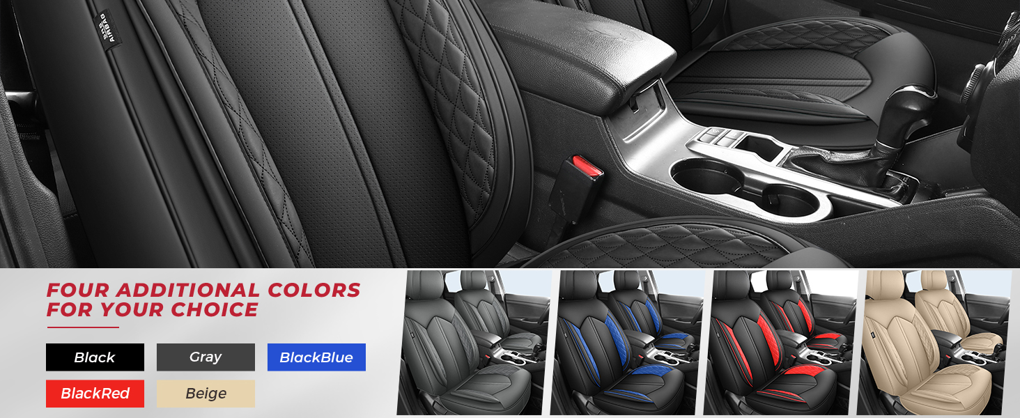 black red blue grey gray beige seat covers for cars