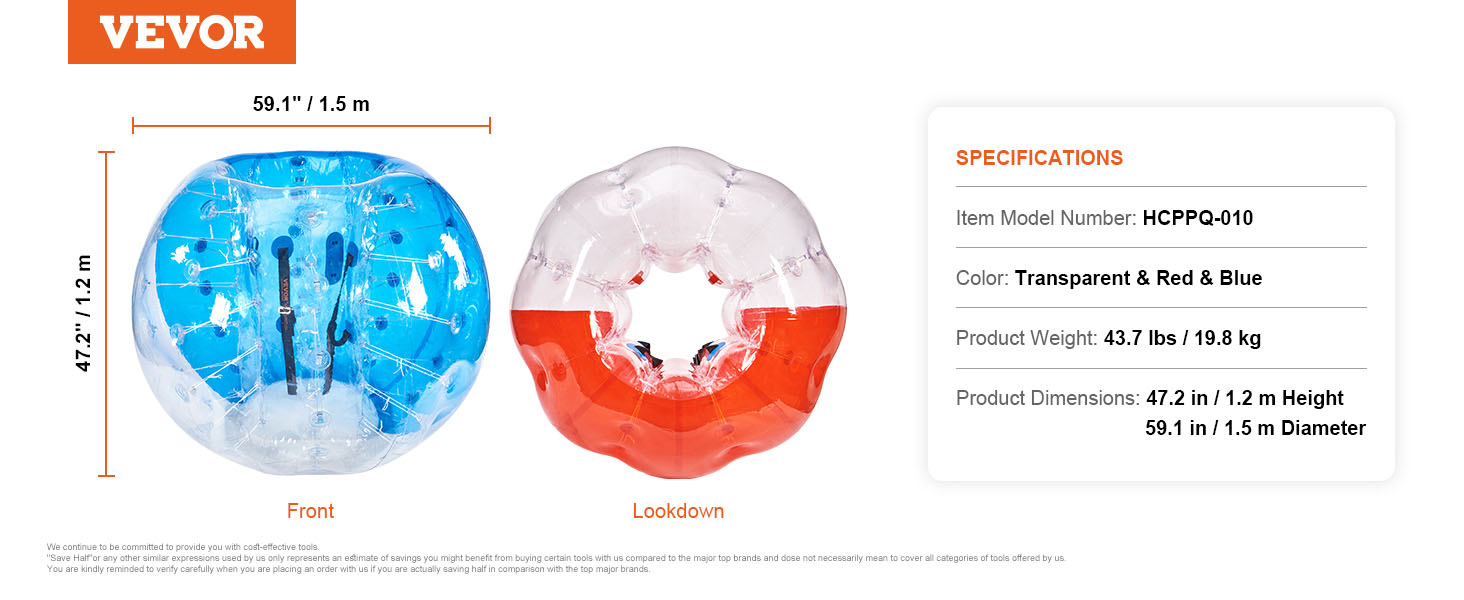 inflatable zorb ball bubble soccer bumper ball