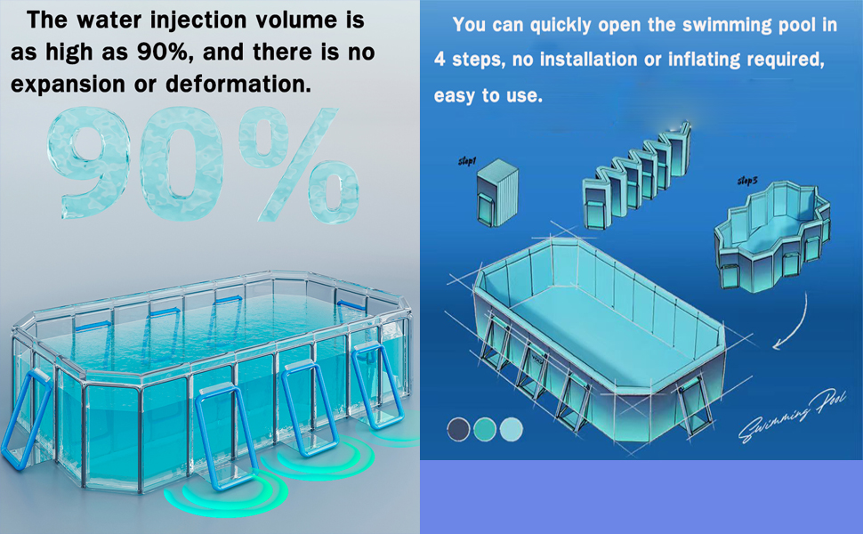 Large swimming pool Foldable Pool