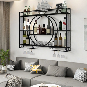 liquor shelf wall mounted