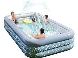 Extra Deep Large Inflatable Pool for Adults Family Backyard