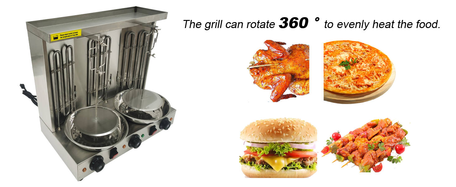 Electric barbecue machine