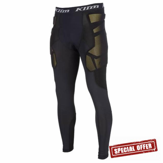 KLIM Men's Tactical Pant Motorcycle Padded Compression Base Layer Pants