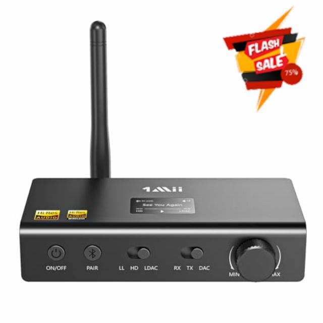 1Mii DS700 HiFi Bluetooth Audio Transmitter Receiver for TV