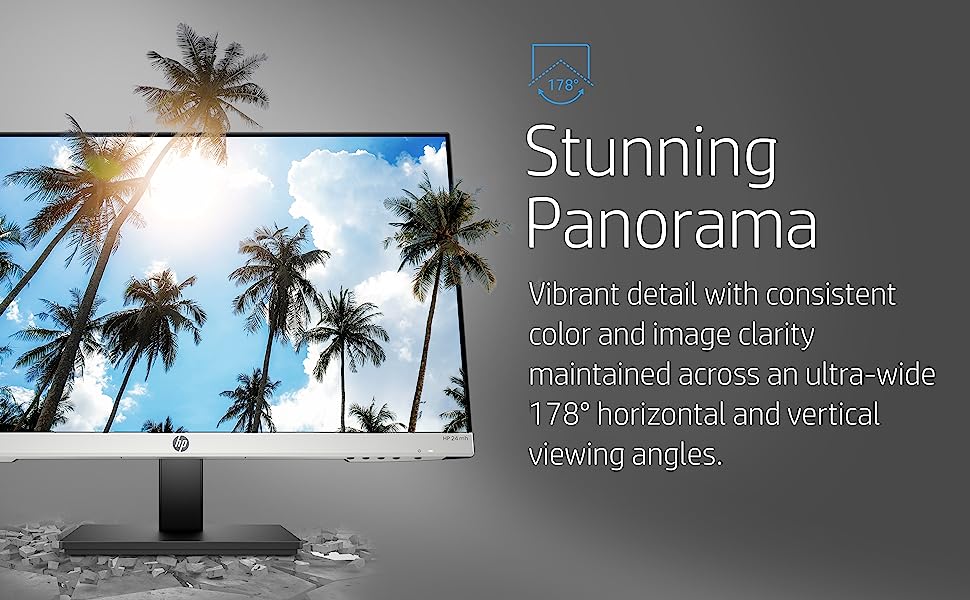 HP 24mh FHD Monitor More Space