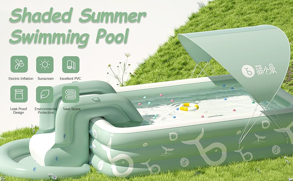 Shaded Summer Swimming Pool 2