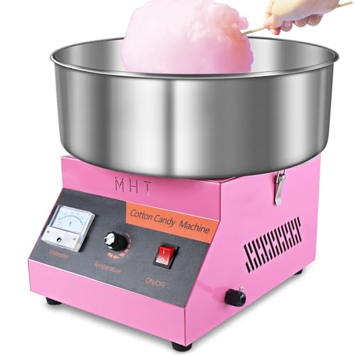 1000W Efficiently Cotton Candy Maker Machine with Stainless Steel Bowl