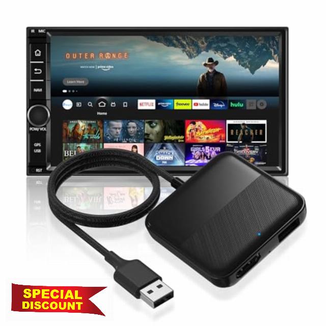 Car TV Mate Car TV Converter for TV Sticks Set-top Boxes Screen Throwers Game Consoles HDMI Multimedia Adapter for Cars with Wired CarPlay from 2016 Plug & Play