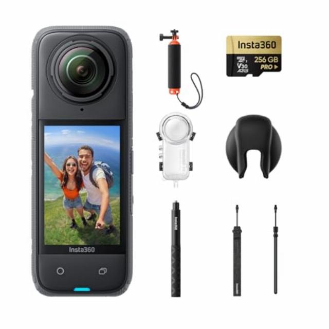 Insta360 X4 Invisible Dive Bundle - 8K Waterproof 360 Action Camera