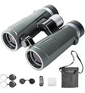 Huhloch Binoculars for Adults,High Power 10x42 Binocular with Metal Center Focus Knob, Best Visio...