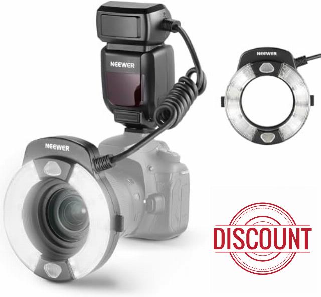 NEEWER RF1-C Marco Ring Flash Compatible with Canon