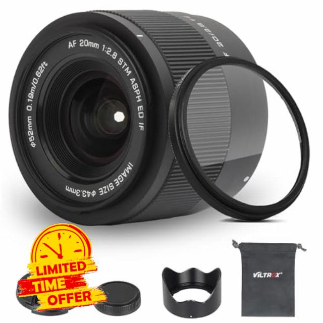 VILTROX 20mm F2.8 FE-Mount for Sony E Mount