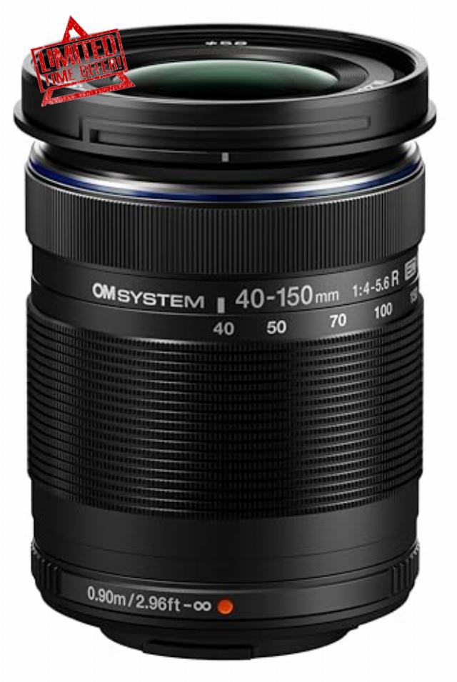 OM SYSTEM M.Zuiko Digital ED 40-150mm f/4-5.6 R Lens for Micro Four Thirds