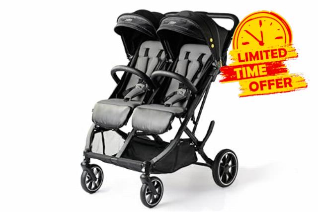 BabyCruiser Double Stroller Side by Side Double Stroller Newborn and Toddler