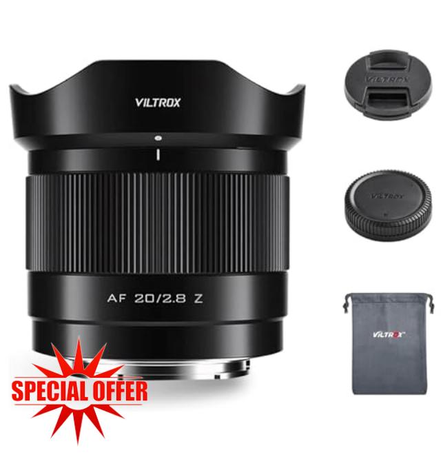 VILTROX 20mm f/2.8 Z Lens for Nikon