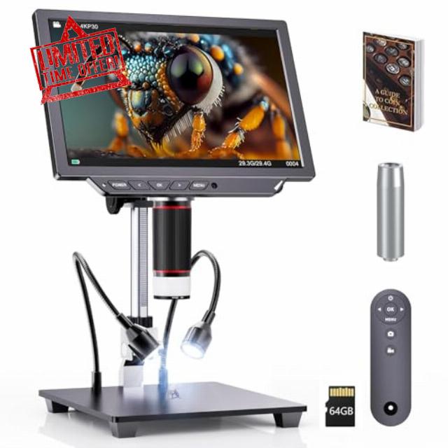 4K Digital Microscope - 2000X Magnification