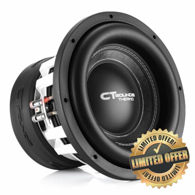 CT Sounds Thermo 12” 3000-Watt Dual 4-Ohm SPL Car Subwoofer