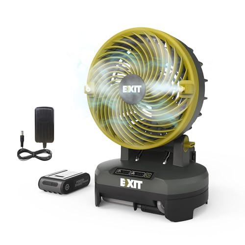 Battery Powered Fan with 3 Speed & 3 Mist Settings
