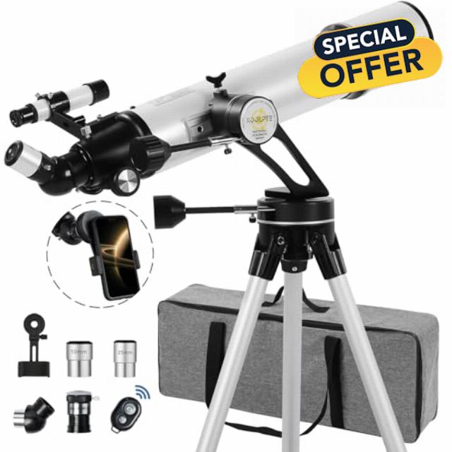 Telescope 90mm Aperture 700mm - Vertisteel AZ Mounting Base