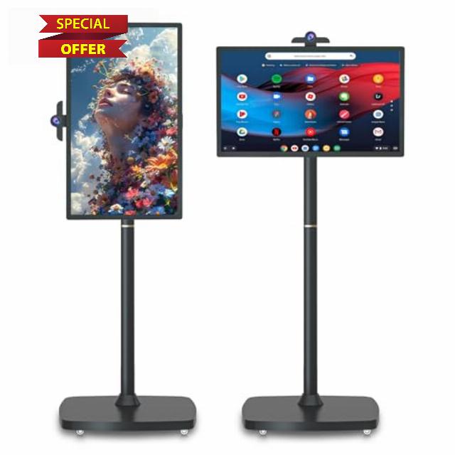 27" Smart Screen 1080p Portable Monitor with oncell Touch Screen
