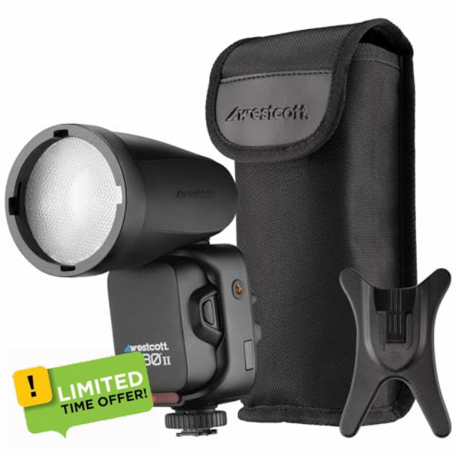 Westcott FJ80 II Touchscreen 80Ws Speedlight - TTL and Manual for On-Camera & Off-Camera Flash (Compatible with Sony)