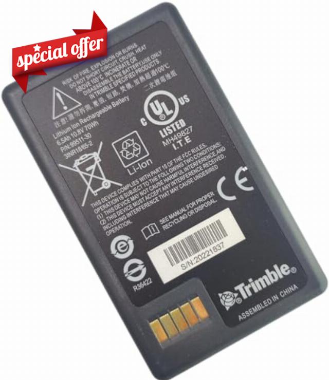 6.5Ah 10.8V 70Wh Lithium lon Rechargeable Battery for Trimble 79400/99511-30/S3 Total Station/S5 Total Station/S6 Total Station/Station S7/Total Station S8