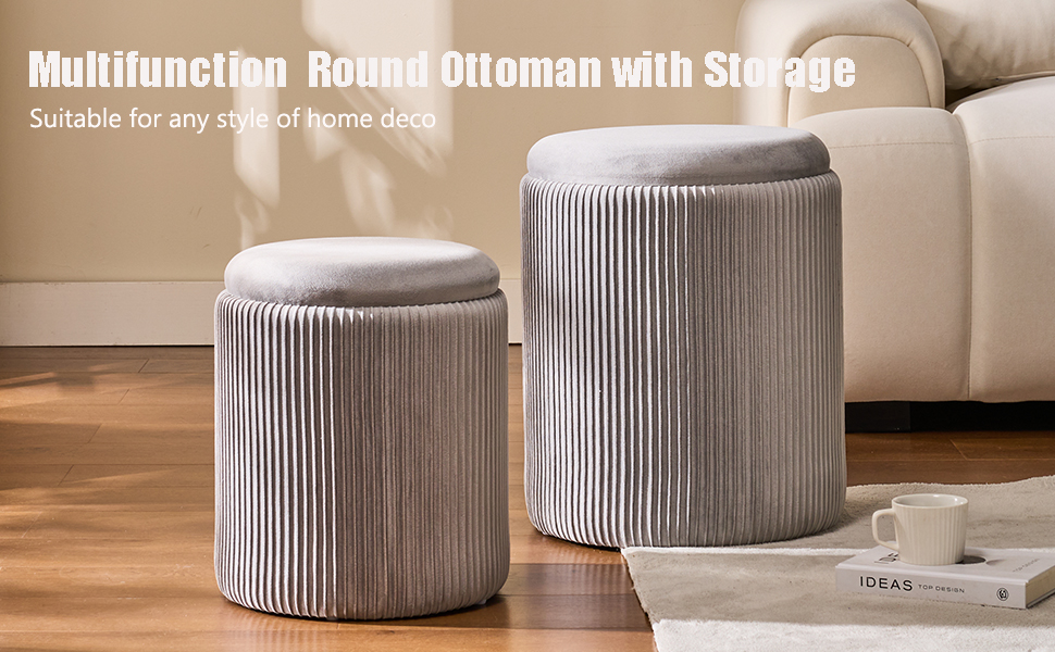 round ottoman table