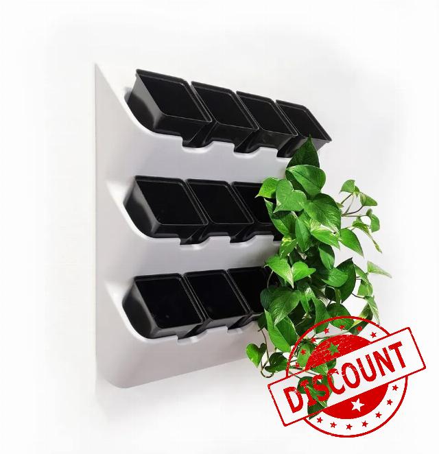 BOXSAND-12 (24"x26") Wall Planter - Vertical Garden for 12 Plants