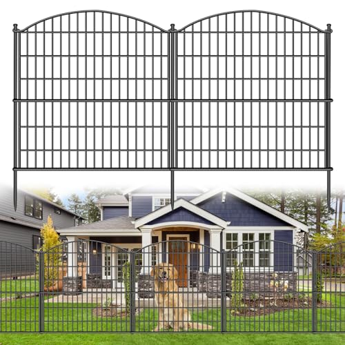 15 Panels 32 in(H) X 38.4ft(L) No Dig Dog Animal Barrier for Patio