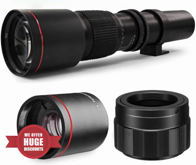 500-1000mm f/8.3 Manual Telephoto Zoom Lens for Nikon Z Mount Camera Z30