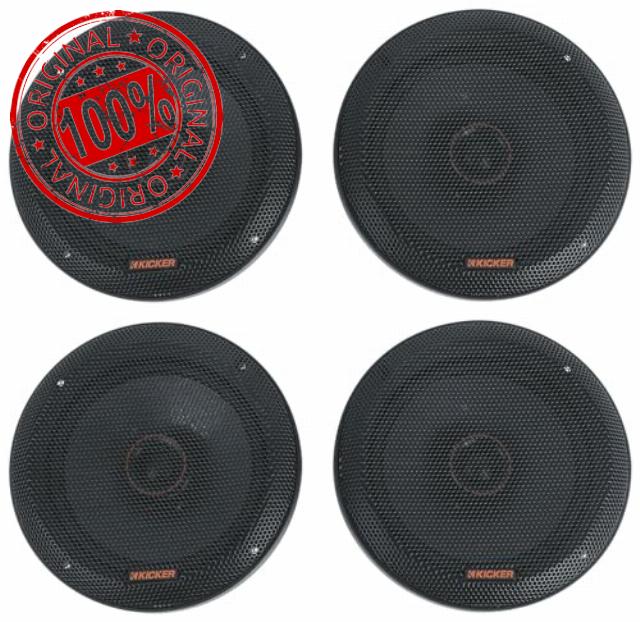 Bundle: (2) Pair Kicker 51KSC6504 6.5" 100 Watt RMS Car Audio Speakers KSC6504 KSC650 (Items 4)