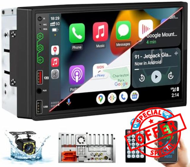 7'' Wireless Apple Carplay/Android Auto